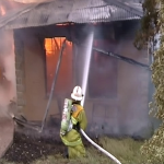 Yellow Rock House FIre